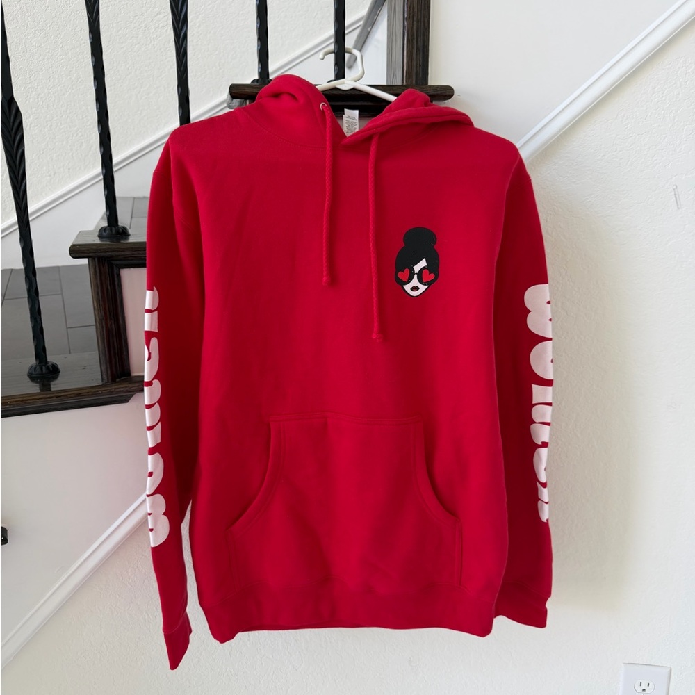 Alice + Olivia Red Sweatshirt Hoodie